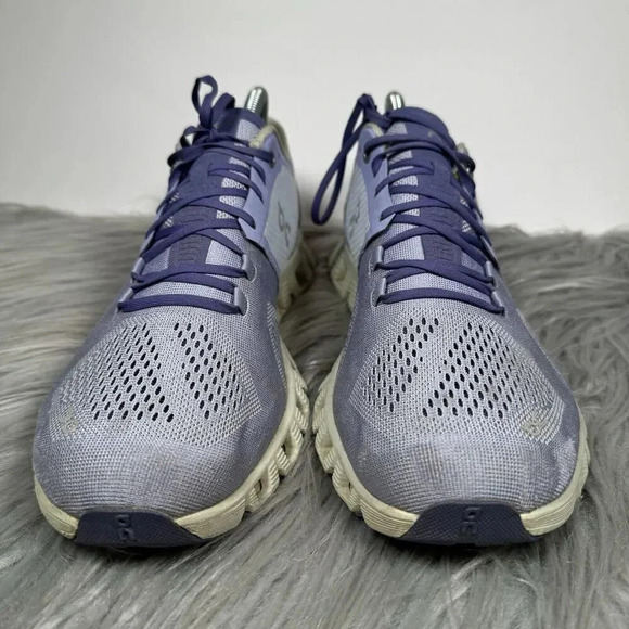 On Running Cloud X Size 10 Purple Lavender Athletic Sneakers - Picture 7 of 9